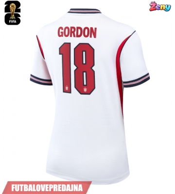 Lacne Ženy Futbalové dres Anglicko Anthony Gordon #18 MS 2026 Krátky Rukáv - Domáci